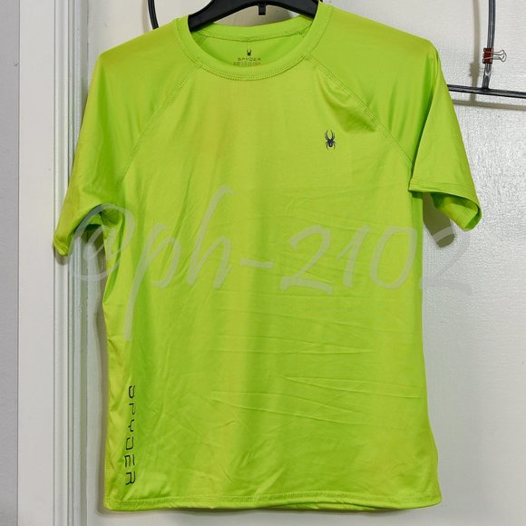 Spyder BOYS Youth 2-piece Swim Set GREEN . - Picture 3 of 14